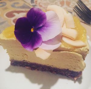 Mango cheesecake at HOME Bistro and Cafe in Busan
