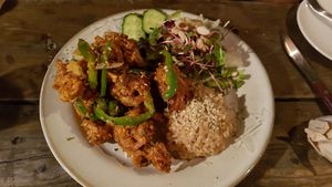 Kungfu boy at HOME Bistro and Cafe in Busan