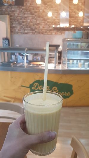 Fresh Mango Lassi  at Dosa & More - Spice Village in Berlin