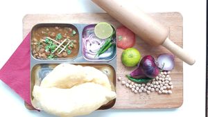 Chole Bhature  at Dosa & More - Spice Village in Berlin