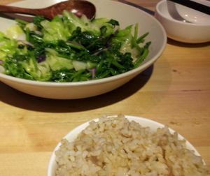Stir fried vegetables at Beijing Vegan Hut in Beijing