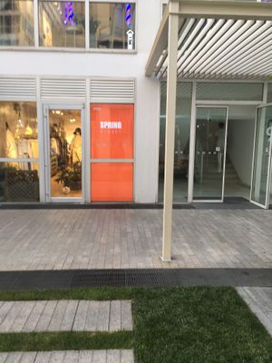 Go in here, then upstairs to find restaurant. at Beijing Vegan Hut in Beijing