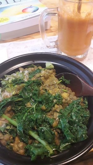 Lentil stew  at Beijing Vegan Hut in Beijing