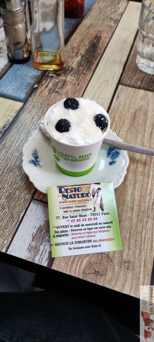 Coco and tapioca at Mon Resto Sans Gluten in Paris