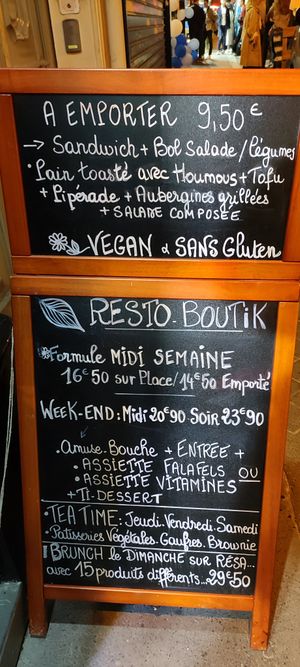 menu and opening hours at Mon Resto Sans Gluten in Paris