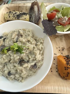 Risotto entree #Veganuary at Mon Resto Sans Gluten in Paris