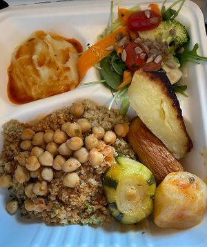 All of this (+ a dessert) for only 10€ at Mon Resto Sans Gluten in Paris