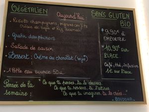 Delicious menu  at Mon Resto Sans Gluten in Paris