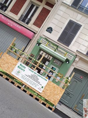 Facade at Mon Resto Sans Gluten in Paris