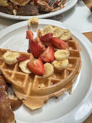 Vegan Belgian waffle  at Turning Point in Westfield