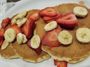 The vegan pancakes at Turning Point in Westfield