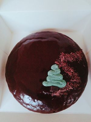 Chocolate Holiday Ganache Cake at Sweets by Pepper in Geneva