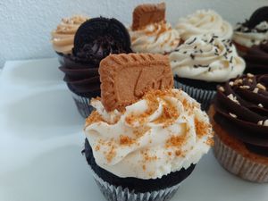 Speculoos and oreo cupcakes  at Sweets by Pepper in Geneva