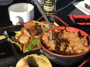 Bento box at Red Ginger in Duluth