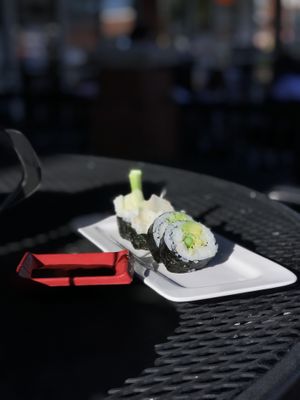 Sushi with the bento box 😋😋 at Red Ginger in Duluth