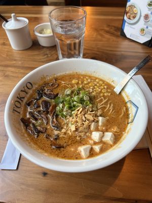 Spicy vegan ramen  at RAKKAN Ramen - Redondo Beach in Redondo Beach