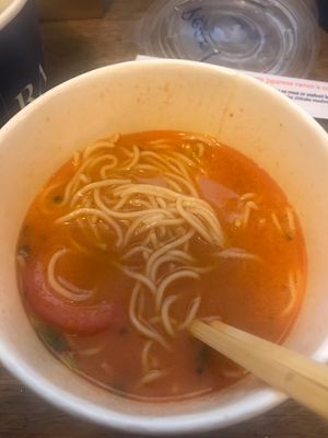Spicy vegan ramen  at RAKKAN Ramen - Redondo Beach in Redondo Beach