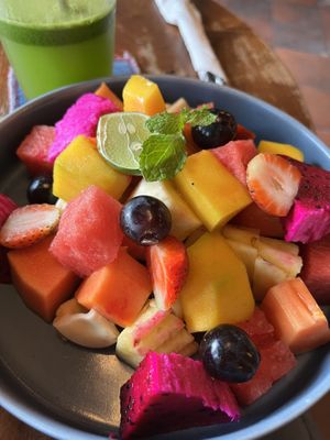 Fruit salad   at Kafe in Ubud