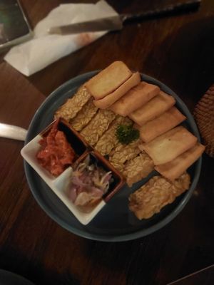 Tempeh plate at Kafe in Ubud