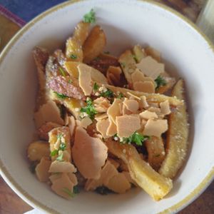 Truffle fries at Kafe in Ubud