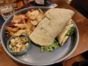 jackfruit wrap at Kafe in Ubud