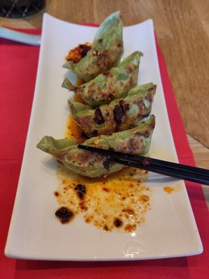Vegan Dumplings at Zuru Zuru Ramen in Ghent