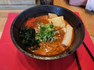 Vegan Spicy Ramen at Zuru Zuru Ramen in Ghent