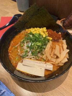 Double portion extra spicy  at Zuru Zuru Ramen in Ghent