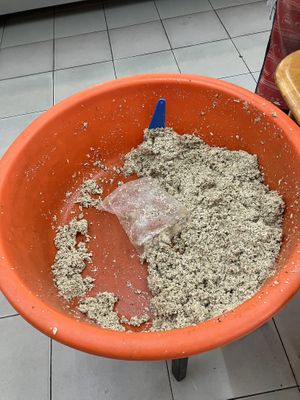 Veg fish ingredients   at Cí Yì SùShí 慈益素食 in Hualien