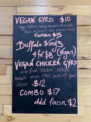 I had the vegan gyro, subbed the fries for salad. Too good! at Niko's Kitchen in Dulwich Hill