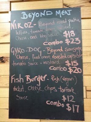 All vegan at Niko's Kitchen in Dulwich Hill