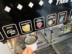 refill station at Swing Kitchen - Rosenthalerstraße in Berlin