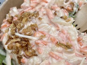 giant cole slaw at Swing Kitchen - Rosenthalerstraße in Berlin