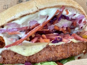 burger at Swing Kitchen - Rosenthalerstraße in Berlin