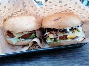 Cheese Burger at Swing Kitchen - Rosenthalerstraße in Berlin