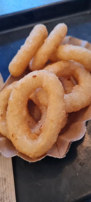 Onion rings at Swing Kitchen - Rosenthalerstraße in Berlin