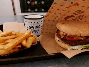 Burger menu at Swing Kitchen - Rosenthalerstraße in Berlin