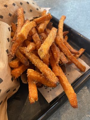 Sweet potato fries  at Swing Kitchen - Rosenthalerstraße in Berlin