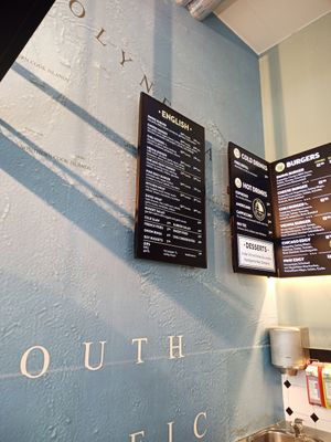 English Menu at Swing Kitchen - Rosenthalerstraße in Berlin