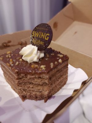 Nougat cake at Swing Kitchen - Rosenthalerstraße in Berlin