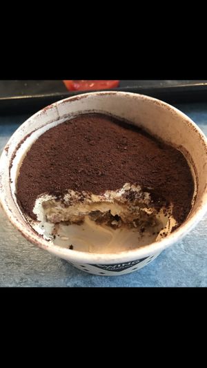 The deserts vary I’d imagine but managed to get vegan tirimasu !! Adored it  at Swing Kitchen - Rosenthalerstraße in Berlin