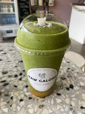 Green smoothie   at Raw Galore in Bentleigh