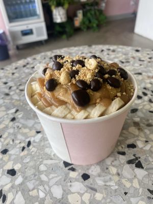 Peanut butter banana açai bowl   at Raw Galore in Bentleigh