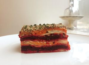 Vegetables Lasagna at Beauclair in Brussels