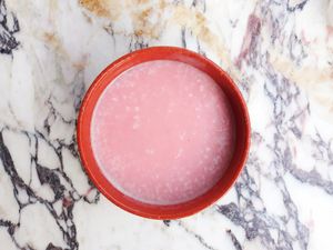 Parsnip beetroot Soup at Beauclair in Brussels