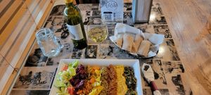 The veggie plate. My favorite 😍 at Bole in College Park