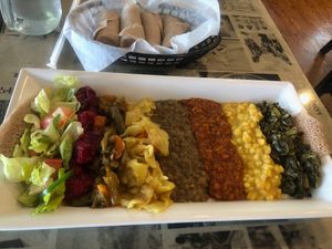 Vegitarian Combo (vegan) at Bole in College Park