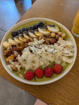 Matcha Superbowl at The Visit Coffee Roastery in Berlin