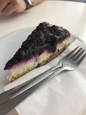 Vegan Blueberry Cake at The Visit Coffee Roastery in Berlin