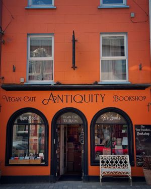   at Antiquity Plant-based Cafe @ The Timetravellers Bookshop in Skibbereen